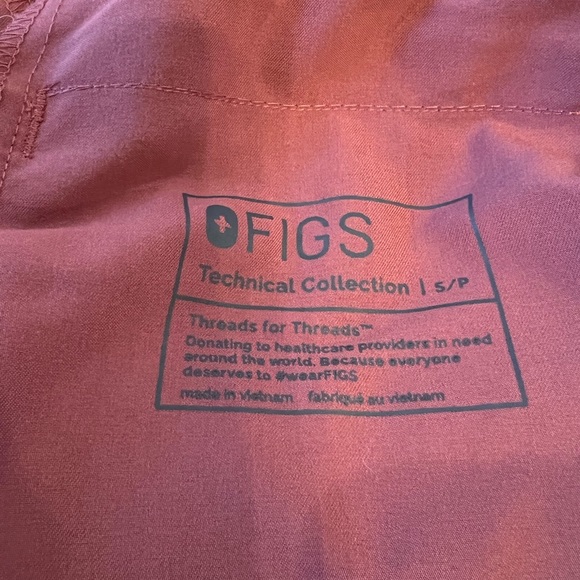 FIGS MAUVE XS RAFAELA TOP/S PETITE QUA JOGGER - Picture 2 of 4